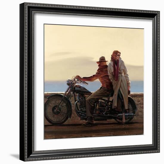 Coastal Ride-Brent Lynch-Framed Art Print