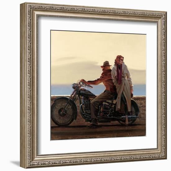 Coastal Ride-Brent Lynch-Framed Art Print