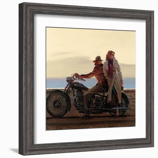 Coastal Ride-Brent Lynch-Framed Art Print