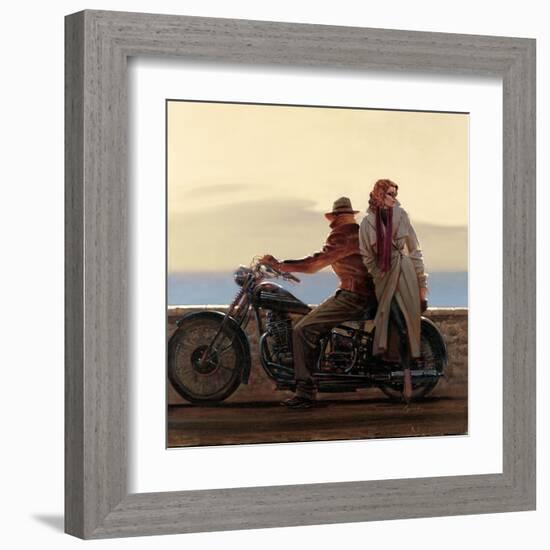 Coastal Ride-Brent Lynch-Framed Art Print