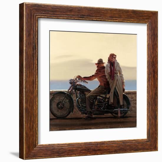 Coastal Ride-Brent Lynch-Framed Art Print