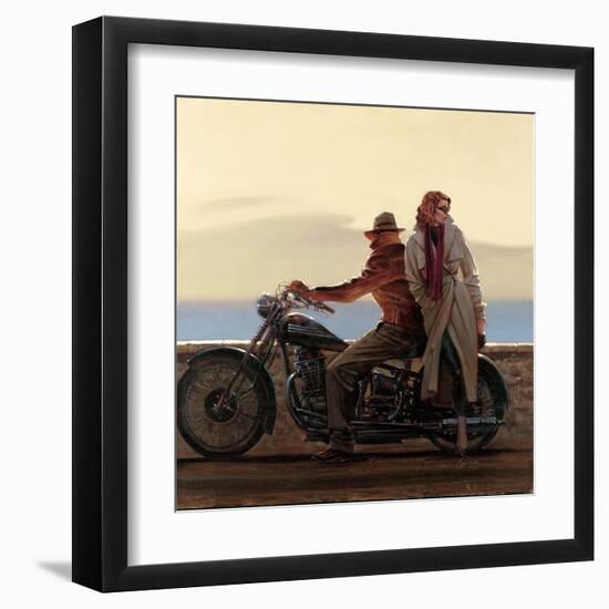 Coastal Ride-Brent Lynch-Framed Art Print