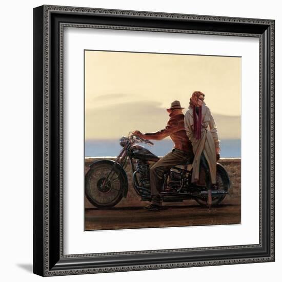 Coastal Ride-Brent Lynch-Framed Art Print