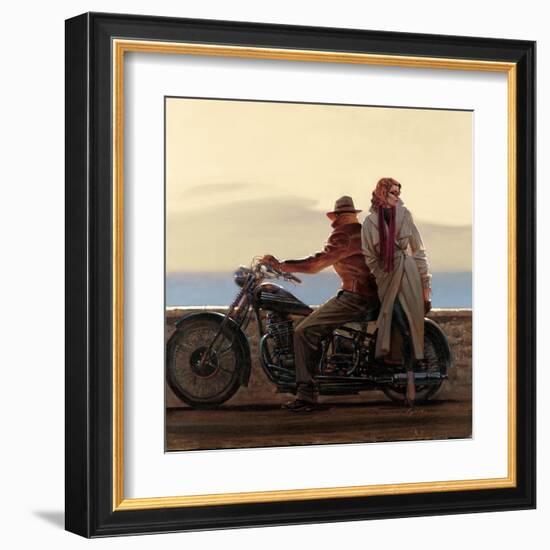 Coastal Ride-Brent Lynch-Framed Art Print