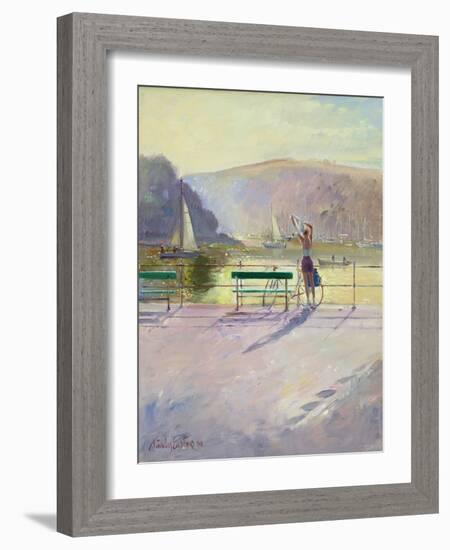 Coastal Rider-Timothy Easton-Framed Giclee Print