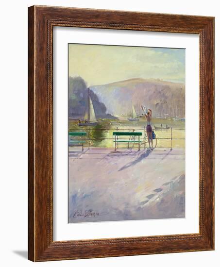 Coastal Rider-Timothy Easton-Framed Giclee Print