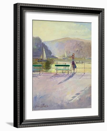 Coastal Rider-Timothy Easton-Framed Giclee Print