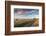 Coastal road at dusk, Cape Egmont, Pungarehu, New Plymouth, Taranaki, North Island, New Zealand-null-Framed Photographic Print