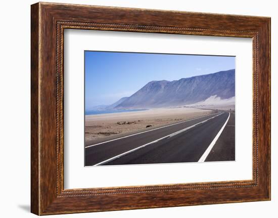 Coastal Road, Atacama Desert, Chile-Peter Groenendijk-Framed Photographic Print