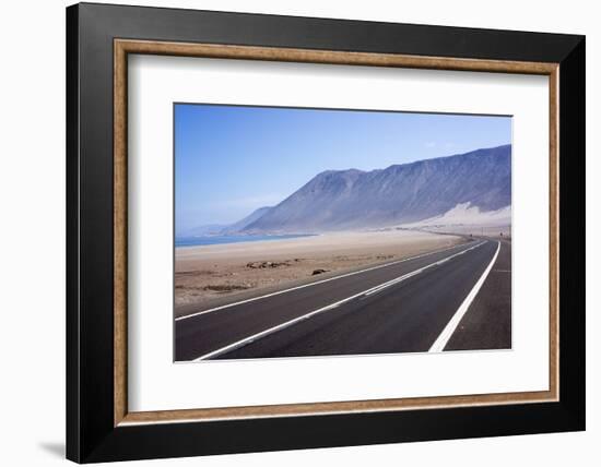 Coastal Road, Atacama Desert, Chile-Peter Groenendijk-Framed Photographic Print