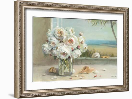 Coastal Roses v.2-Danhui Nai-Framed Premium Giclee Print