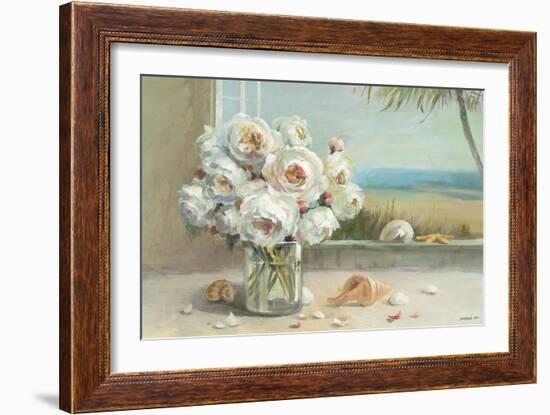 Coastal Roses v.2-Danhui Nai-Framed Premium Giclee Print