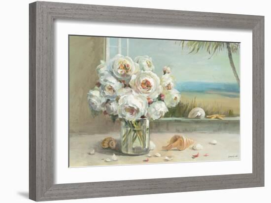 Coastal Roses v.2-Danhui Nai-Framed Art Print