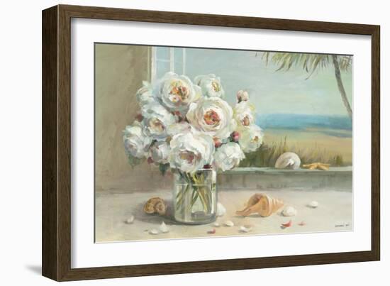 Coastal Roses v.2-Danhui Nai-Framed Art Print