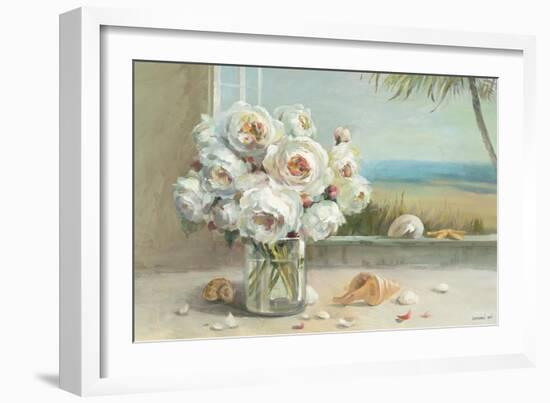 Coastal Roses v.2-Danhui Nai-Framed Art Print