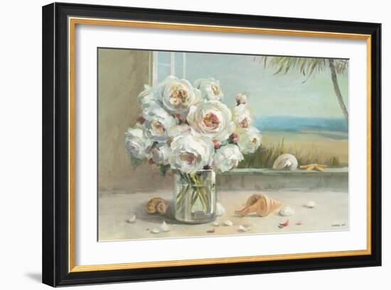 Coastal Roses v.2-Danhui Nai-Framed Art Print