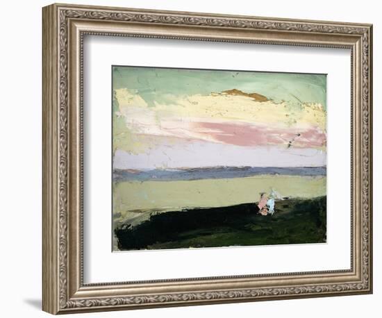 Coastal Scene at Sunset-Robert Henri-Framed Giclee Print