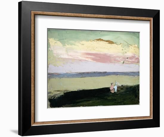 Coastal Scene at Sunset-Robert Henri-Framed Giclee Print