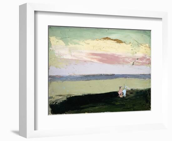 Coastal Scene at Sunset-Robert Henri-Framed Giclee Print