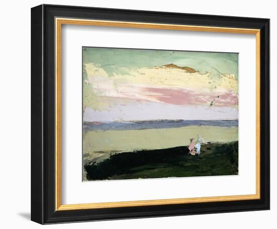 Coastal Scene at Sunset-Robert Henri-Framed Giclee Print