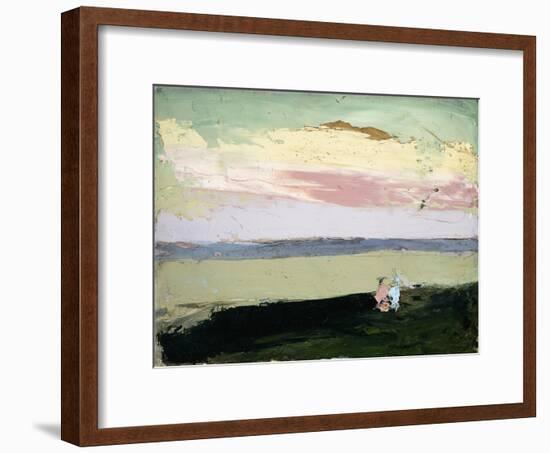 Coastal Scene at Sunset-Robert Henri-Framed Giclee Print