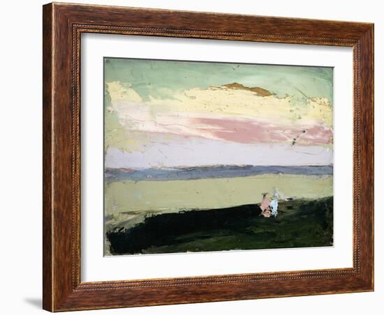 Coastal Scene at Sunset-Robert Henri-Framed Giclee Print