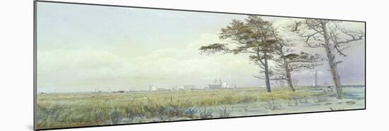 Coastal Scene, Atlantic City, New Jersey, 1854-William Trost Richards-Mounted Giclee Print