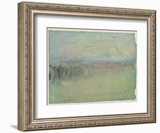 Coastal Scene. C.1830-JMW Turner-Framed Giclee Print