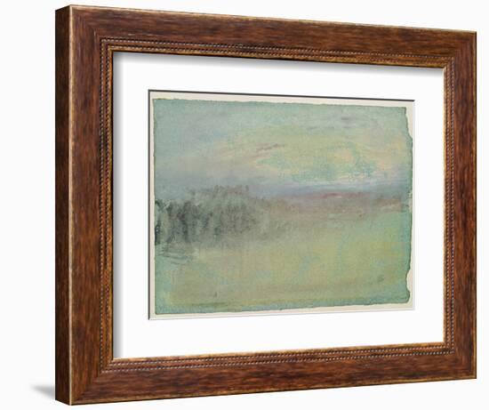 Coastal Scene. C.1830-JMW Turner-Framed Giclee Print