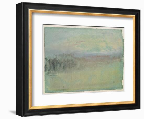 Coastal Scene. C.1830-JMW Turner-Framed Giclee Print