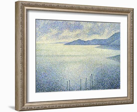 Coastal Scene, C. 1892-1893-Théo van Rysselberghe-Framed Giclee Print