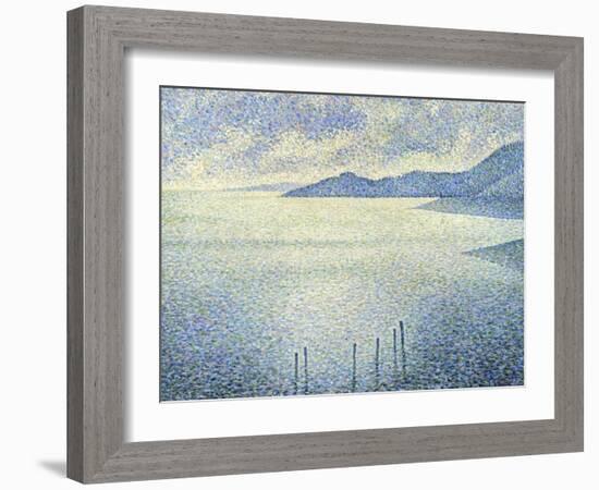 Coastal Scene, C. 1892-1893-Théo van Rysselberghe-Framed Giclee Print