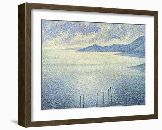 Coastal Scene, C. 1892-1893-Théo van Rysselberghe-Framed Giclee Print