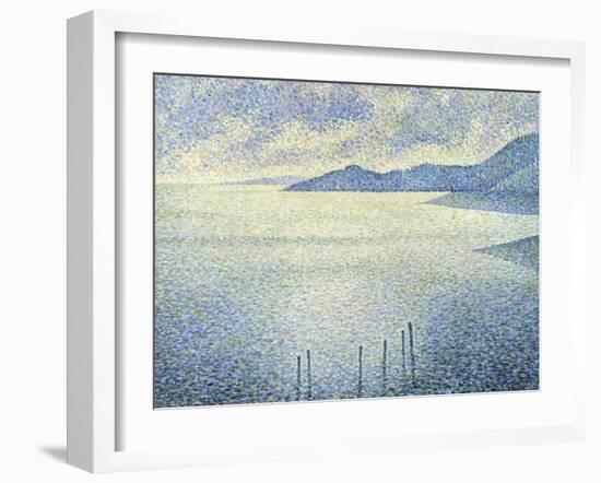 Coastal Scene, C. 1892-1893-Théo van Rysselberghe-Framed Giclee Print