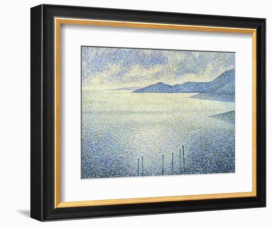 Coastal Scene, C. 1892-1893-Théo van Rysselberghe-Framed Giclee Print