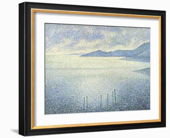 Coastal Scene. Ca. 1892-Theo van Rysselberghe-Framed Giclee Print