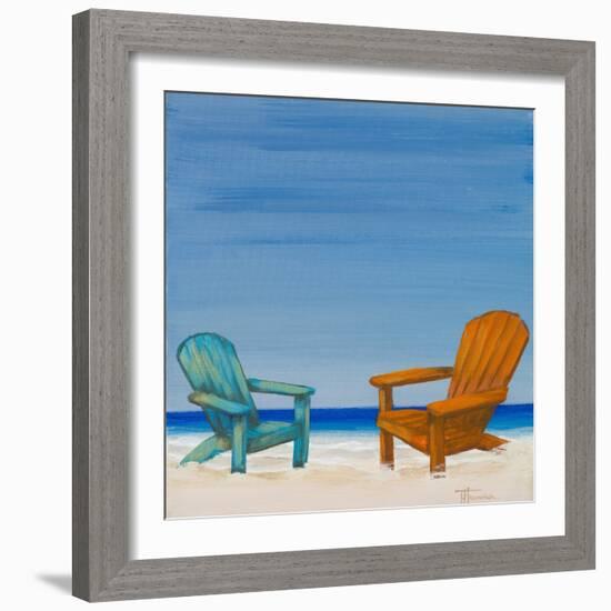 Coastal Scene IV-Tiffany Hakimipour-Framed Art Print