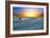 Coastal Scene with Surfer-Josh Adamski-Framed Photographic Print