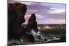 Coastal Scene-Frederic Edwin Church-Mounted Art Print