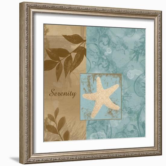 Coastal Serenity-Lauren Gibbons-Framed Art Print