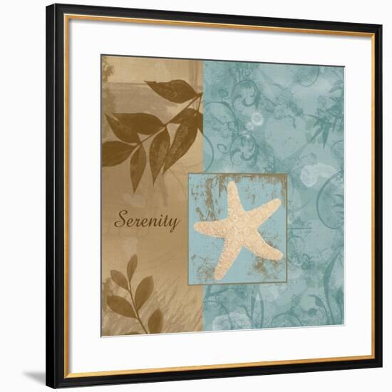 Coastal Serenity-Lauren Gibbons-Framed Art Print