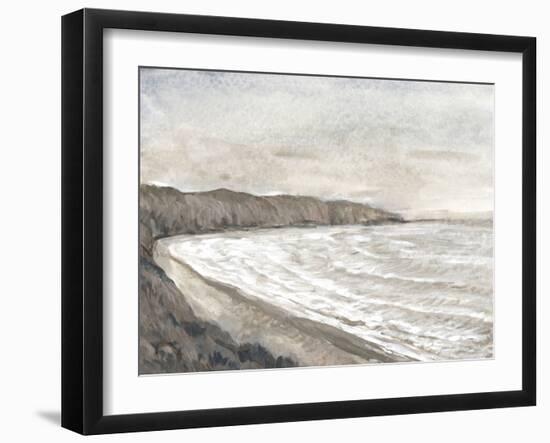 Coastal Shoreline I-Tim OToole-Framed Art Print