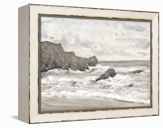 Coastal Shoreline II-Tim OToole-Framed Stretched Canvas