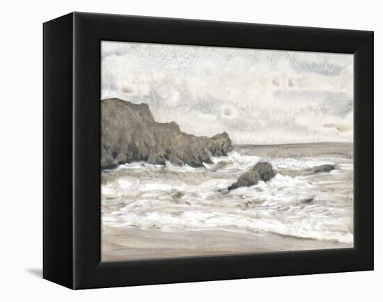 Coastal Shoreline II-Tim OToole-Framed Stretched Canvas