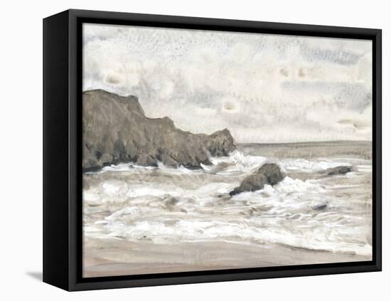 Coastal Shoreline II-Tim OToole-Framed Stretched Canvas