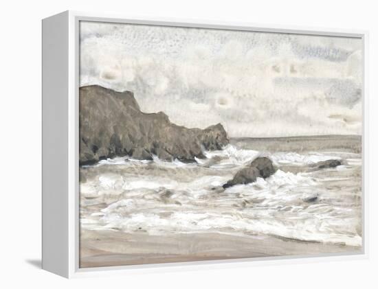 Coastal Shoreline II-Tim OToole-Framed Stretched Canvas