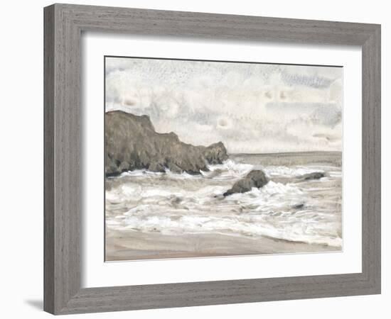 Coastal Shoreline II-Tim OToole-Framed Art Print