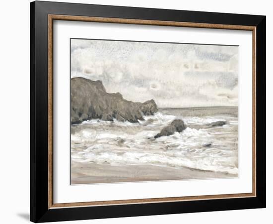 Coastal Shoreline II-Tim OToole-Framed Art Print