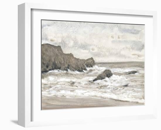 Coastal Shoreline II-Tim OToole-Framed Art Print