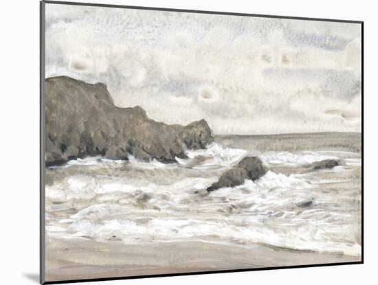 Coastal Shoreline II-Tim OToole-Mounted Art Print